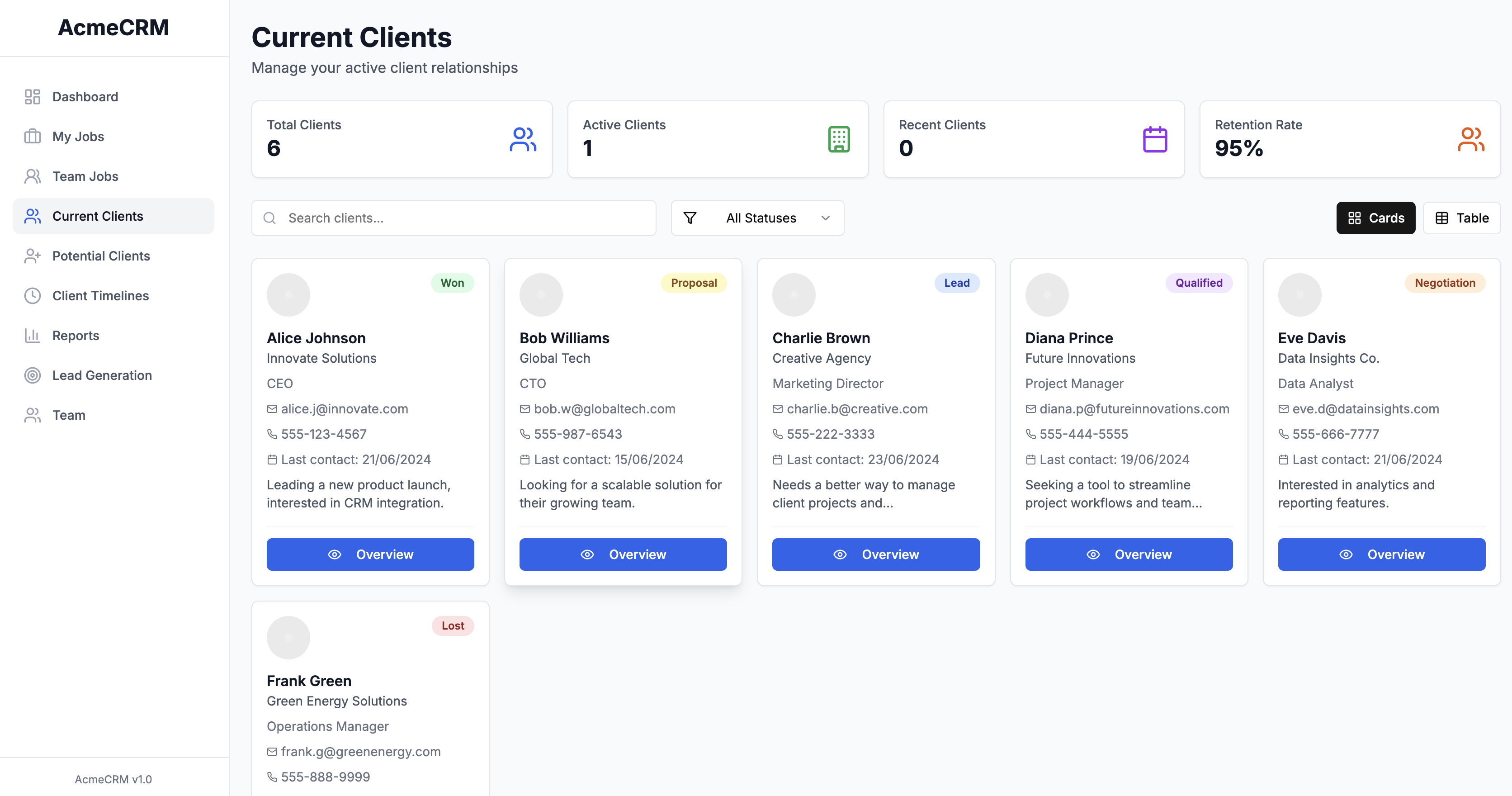 Current Clients