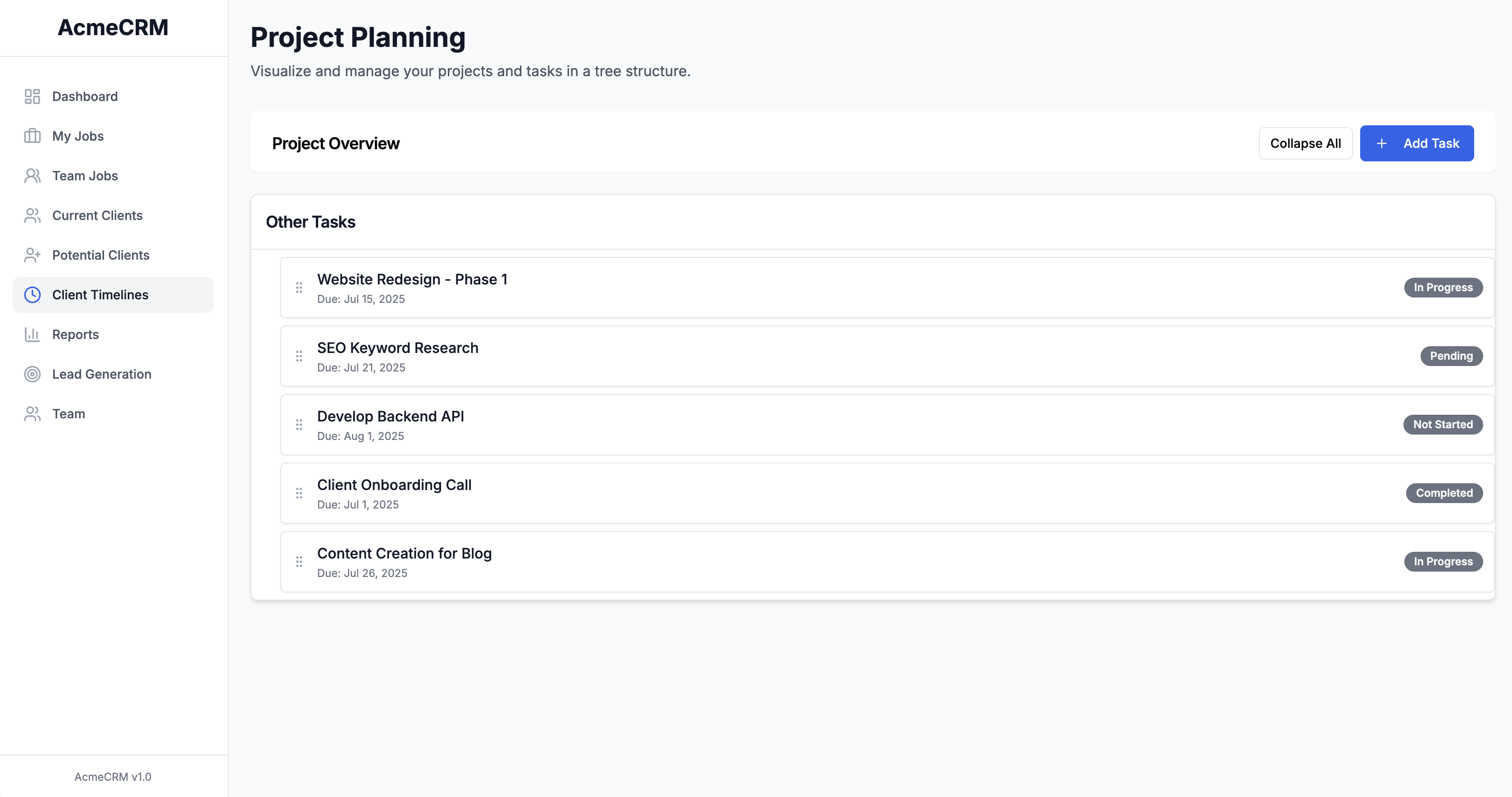 Project Planning