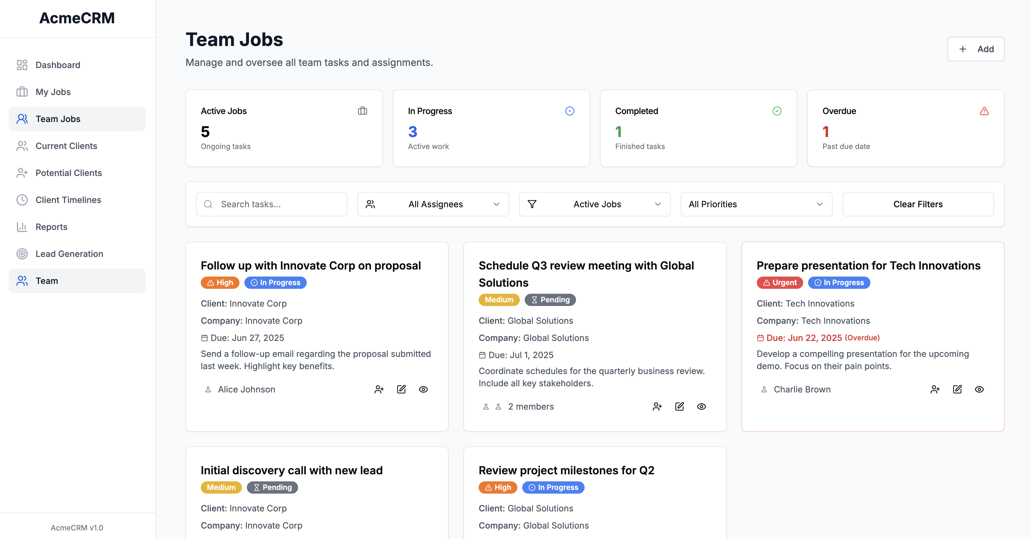 Team Jobs